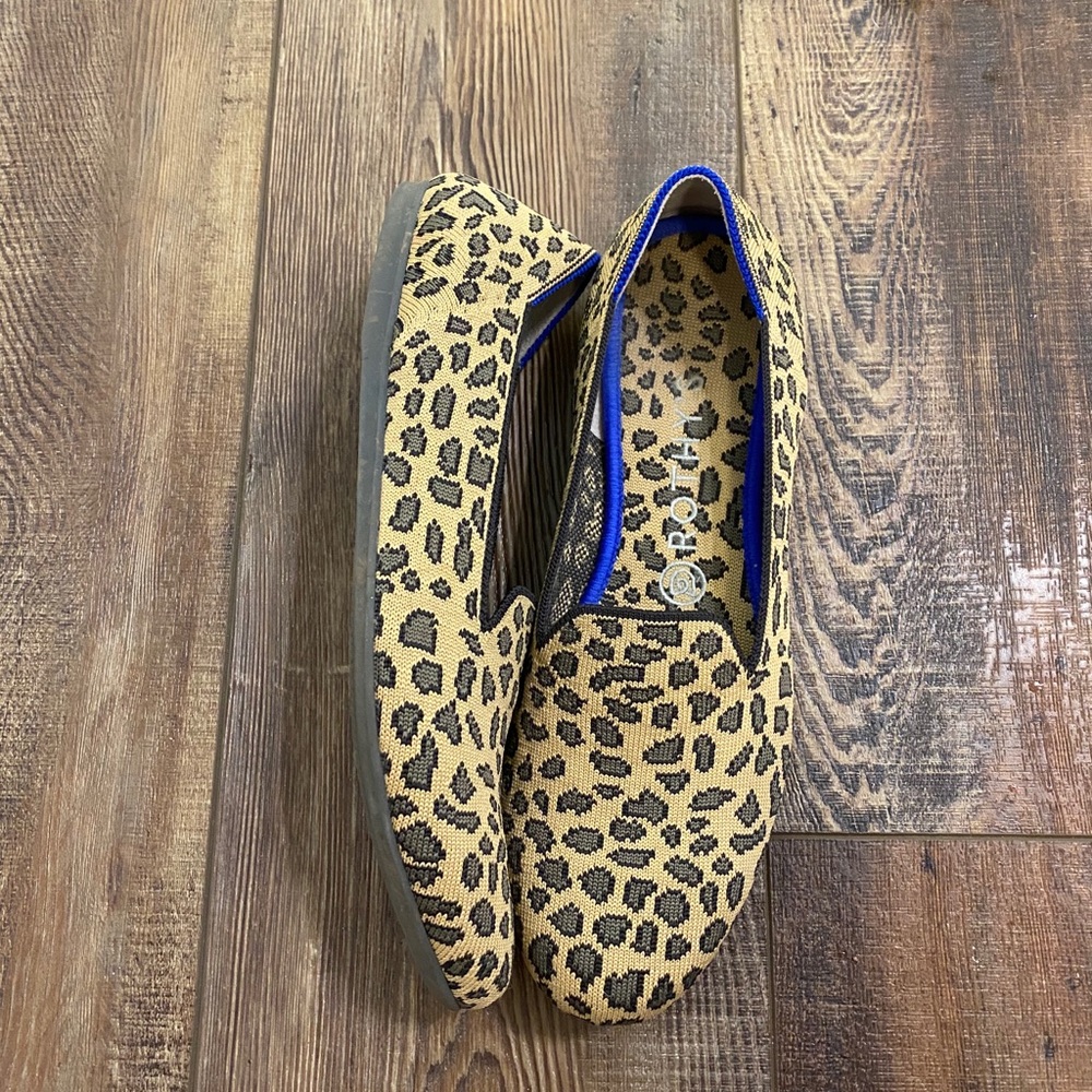 Rothy's Leopard Print Loafers